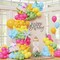 Happy Birthday Balloon Arch Garland Kit with Cake and Candy Star